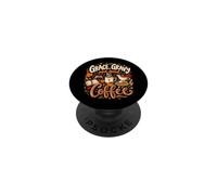 Grace Gravy And Good Coffee Thanksgiving Christian PopSockets Adhesive PopGrip