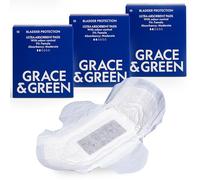 Grace & Green Moderate Bladder Protection Women's Liners - 3 x 10 Pack | 3D Leak Barrier | Ultra Absorbent | Comfort & Confidence | Bamboo Topsheet, Sensitive on Skin | Odour Control, Fragrance Free