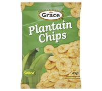 Grace Green Plantain Chips Salted, 85g