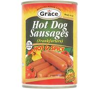 Grace Halal Chicken Hot Dogs, Pack of 12 x 400g