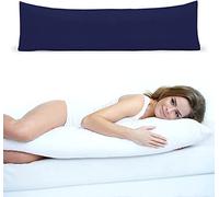 Grace Home Side Sleeper Bolster Body Pillow - Soft & Comfortable Maternity Pregnancy Support Cuddle Long Pillows (Double - 4FT 6IN)