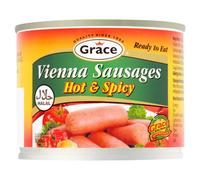 Grace Hot & Spicy Viennas Halal 200g
