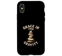 Grace In The Gravity Zen Rock Balance Case for iPhone X/XS