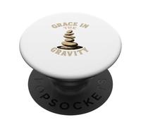 Grace In The Gravity Zen Rock Balance PopSockets Adhesive PopGrip