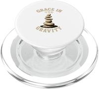 Grace In The Gravity Zen Rock Balance PopSockets PopGrip for MagSafe