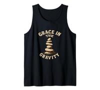 Grace In The Gravity Zen Rock Balance Tank Top