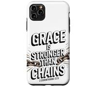 Grace Is Stronger Than Chains 2 Corinthians 12:9 Case for iPhone 11 Pro Max