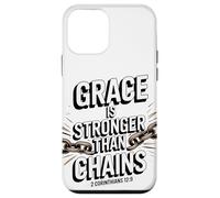 Grace Is Stronger Than Chains 2 Corinthians 12:9 Case for iPhone 12 mini