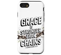 Grace Is Stronger Than Chains 2 Corinthians 12:9 Case for iPhone SE (2020) / 7/8