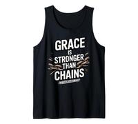 Grace is Stronger Than Chains 2 Corinthians 12:9 Tank Top