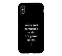 Grace Isn't Permission to Sin It's Grace Not To - Evangelism Case for iPhone X/XS