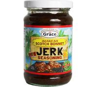 Grace Jamaican Scotch Bonnet Hot Jerk Seasoning, Authentic Caribbean