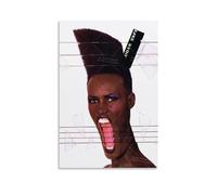 Grace Jones Poster Canvas Wall Art Decorative Home Decor Painting for Living Room Bedroom 12x18inch(30x45cm) Unframe-style