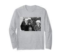 Grace Jones Singer Model & Andy Warhol by Michael Grecco Long Sleeve T-Shirt