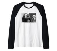 Grace Jones Singer Model & Andy Warhol by Michael Grecco Raglan Baseball Tee