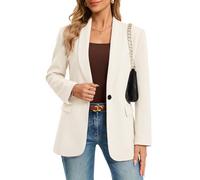 GRACE KARIN Blazers for Women UK Work Office Suit Jackets,Fall Outfits | Shawl Collar,Single Button,Long Sleeve,Pockets,Business Casual&Occasions&Formal&Festival&Teacher&Worker