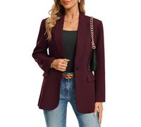 GRACE KARIN Blazers for Women UK Work Office Suit Jackets,Fall Outfits | Shawl Collar,Single Button,Long Sleeve,Pockets,Business Casual&Occasions&Formal&Festival&Teacher&Worker
