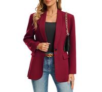GRACE KARIN Blazers for Women UK Work Office Suit Jackets,Fall Outfits | Shawl Collar,Single Button,Long Sleeve,Pockets,Business Casual&Occasions&Formal&Festival&Teacher&Worker