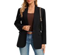 GRACE KARIN Blazers for Women UK Work Office Suit Jackets,Fall Outfits | Shawl Collar,Single Button,Long Sleeve,Pockets,Business Casual&Occasions&Formal&Festival&Teacher&Worker