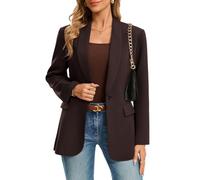 GRACE KARIN Blazers for Women UK Work Office Suit Jackets,Fall Outfits | Shawl Collar,Single Button,Long Sleeve,Pockets,Business Casual&Occasions&Formal&Festival&Teacher&Worker