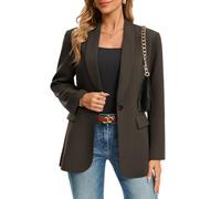 GRACE KARIN Blazers for Women UK Work Office Suit Jackets,Fall Outfits | Shawl Collar,Single Button,Long Sleeve,Pockets,Business Casual&Occasions&Formal&Festival&Teacher&Worker