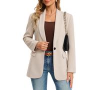 GRACE KARIN Blazers for Women UK Work Office Suit Jackets,Fall Outfits | Shawl Collar,Single Button,Long Sleeve,Pockets,Business Casual&Occasions&Formal&Festival&Teacher&Worker