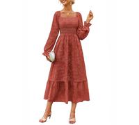 GRACE KARIN Square Neck Long Sleeve Sheath Dress Women's Formal Dresses Long Sleeve CL213-5 XL Silber