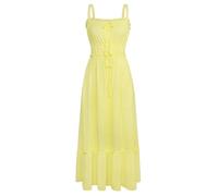 GRACE KARIN Women’s Summer Dress Casual Spaghetti Straps High Waist A-Line Maxi Dresses Sun Dresses for Beach Yellow S