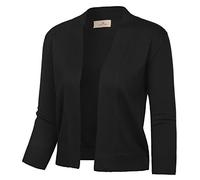 GRACE KARIN Women's 3/4 Sleeves Open Front Short Cardigans Daily Shrugs