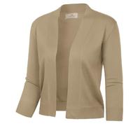 GRACE KARIN Women's 3/4 Sleeves Open Front Short Cardigans Daily Shrugs