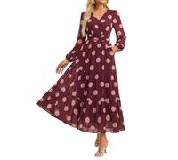 GRACE KARIN Women's A-line Maxi Dress Summer Floral Wedding Guest Dresses