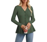 GRACE KARIN Women's A-Line Slim Fit Cardigans Elegant V-Neck Button Down