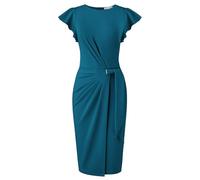 GRACE KARIN Womens Bodycon Dress Ruffle Sleeve Wrap Business Formal Dresses