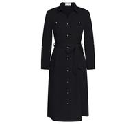 GRACE KARIN Women's Button Down Shirt Dress Casual Dress with Removable Belt Black XL