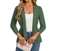 GRACE KARIN Women's Cardigans Ladies 3/4 Sleeves Elegant Slim-Fit Cardigan