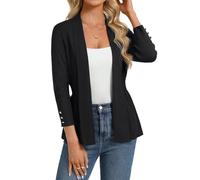 GRACE KARIN Women's Cardigans Ladies 3/4 Sleeves Elegant Slim-Fit Cardigan