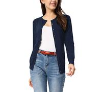 Grace Karin Women's Classic Long Sleeve Knit Cardigan Sweaters Casual Open Front Button Down Cardigan S-3XL, Navy Blue, Large