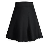 GRACE KARIN Women's Midi Skater Skirt for Fall Winter - Daily Chunky Black M