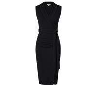 GRACE KARIN Women's Plus Size Midi Dress Wedding Guest Bodycon Dress for Women UK Cocktail Formal Dress Size 20 UK Black