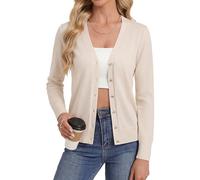 GRACE KARIN Womens Summer V-Neck Long Sleeve Button Front Cardigan