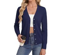 GRACE KARIN Womens Summer V-neck Long Sleeve Button Front Cardigan
