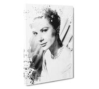 Grace Kelly (1) V3 Canvas Print | Gallery Wrapped 30mm Frame Wall Art | 30x20 inches | Ready to Hang | Modern Picture | Living Room Bedroom Lounge Office