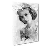 Grace Kelly (2) V3 Canvas Print | Gallery Wrapped 30mm Frame Wall Art | 30x20 inches | Ready to Hang | Modern Picture | Living Room Bedroom Lounge Office