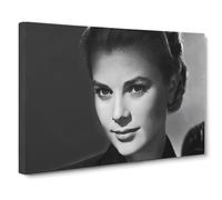 Grace Kelly Canvas Print | Gallery Wrapped 30mm Frame Wall Art | 20x14 inches | Ready to Hang | Modern Picture | Living Room Bedroom Lounge Office