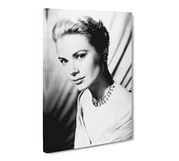 Grace Kelly No.1 Canvas Print | Gallery Wrapped 30mm Frame Wall Art | 24x16 inches | Ready to Hang | Modern Picture | Living Room Bedroom Lounge Office