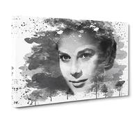 Grace Kelly V3 Canvas Print | Gallery Wrapped 30mm Frame Wall Art | 30x20 inches | Ready to Hang | Modern Picture | Living Room Bedroom Lounge Office