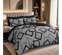 Grace King Size Duvet Cover Sets Premium Microfiber Kingsize Duvet Cover Sets Ultrasoft Hypoallergenic Reversible Duvet Cover King Size With Zipper Closure