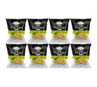 Grace Lime Plantain Chips 85g Pack of 8 Vegan Citrus Salted Bites High in Fibre Gluten Free Banana Crisps Snack with Welari Thank You Card | (8pack) (680g)