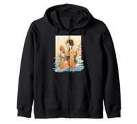 Grace, Mystery, and the Flow of Tradition. Geisha. Zip Hoodie
