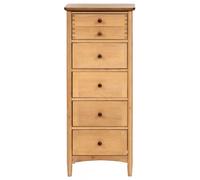 Grace Natural Oak 5 Drawer Chest